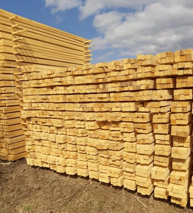 Заказать с доставкой брусок не строганный 50 x 50